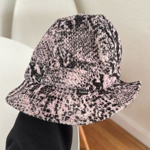 Pink Snakeskin Cord Supreme Bucket Hat